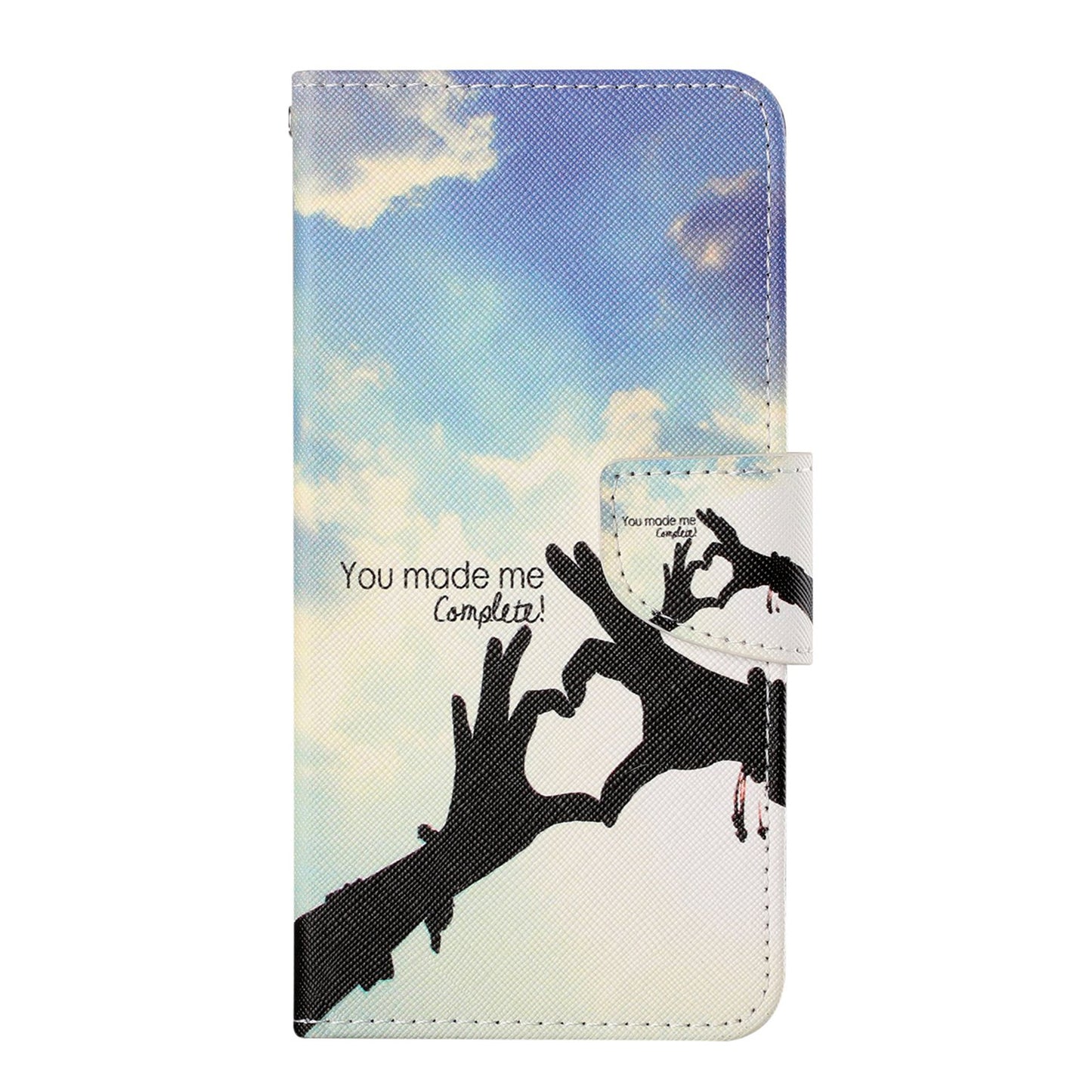 Cross Texture Pattern Printing PU Leather Wallet Stand Phone Case for iPhone 13 Pro 6.1 inch