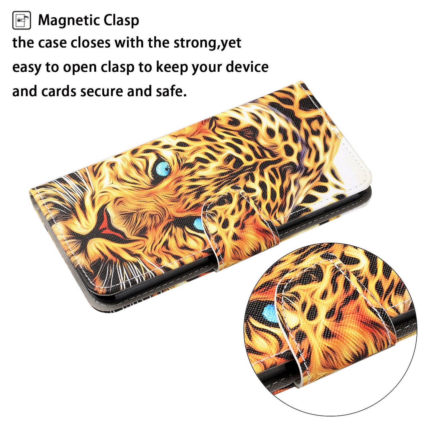 Cross Texture Pattern Printing PU Leather Wallet Stand Phone Case for iPhone 13 Pro 6.1 inch