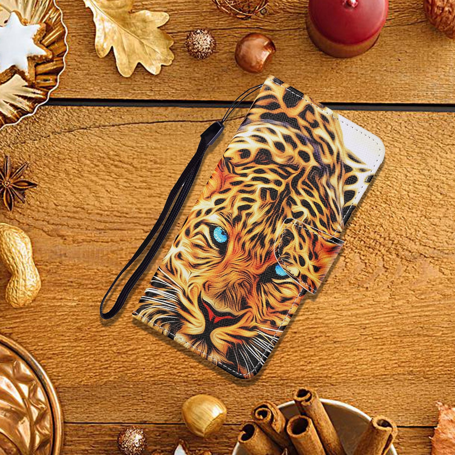 Cross Texture Pattern Printing PU Leather Wallet Stand Phone Case for iPhone 13 Pro 6.1 inch