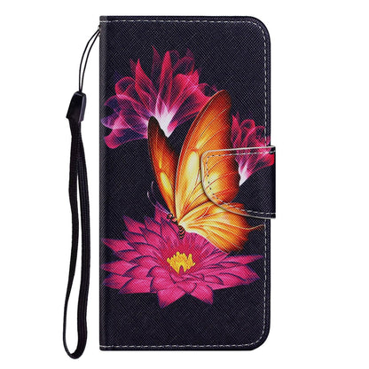 Multi Pattern Magnetic Clasp Wrist Strap Leather Phone Cell Case with Stand for Apple iPhone 13 Pro 6.1 inch