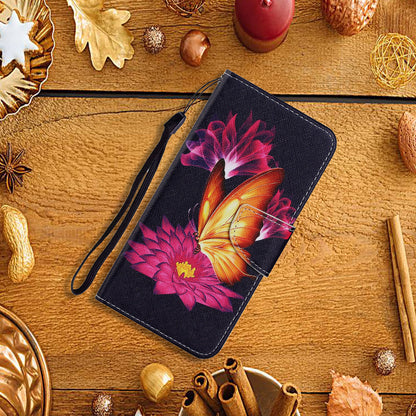 Multi Pattern Magnetic Clasp Wrist Strap Leather Phone Cell Case with Stand for Apple iPhone 13 Pro 6.1 inch