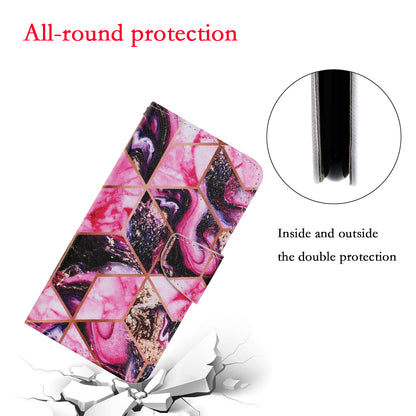 Multi Pattern Magnetic Clasp Wrist Strap Leather Phone Cell Case with Stand for Apple iPhone 13 Pro 6.1 inch