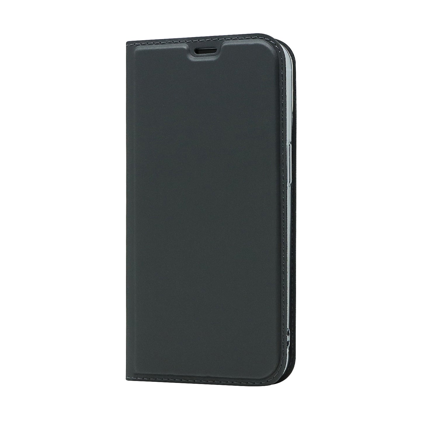 All-around Protection Auto-absorbed Fashion Solid Color Card Slot Shockproof Leather Phone Cover Case with Stand for iPhone 13 Pro 6.1 inch
