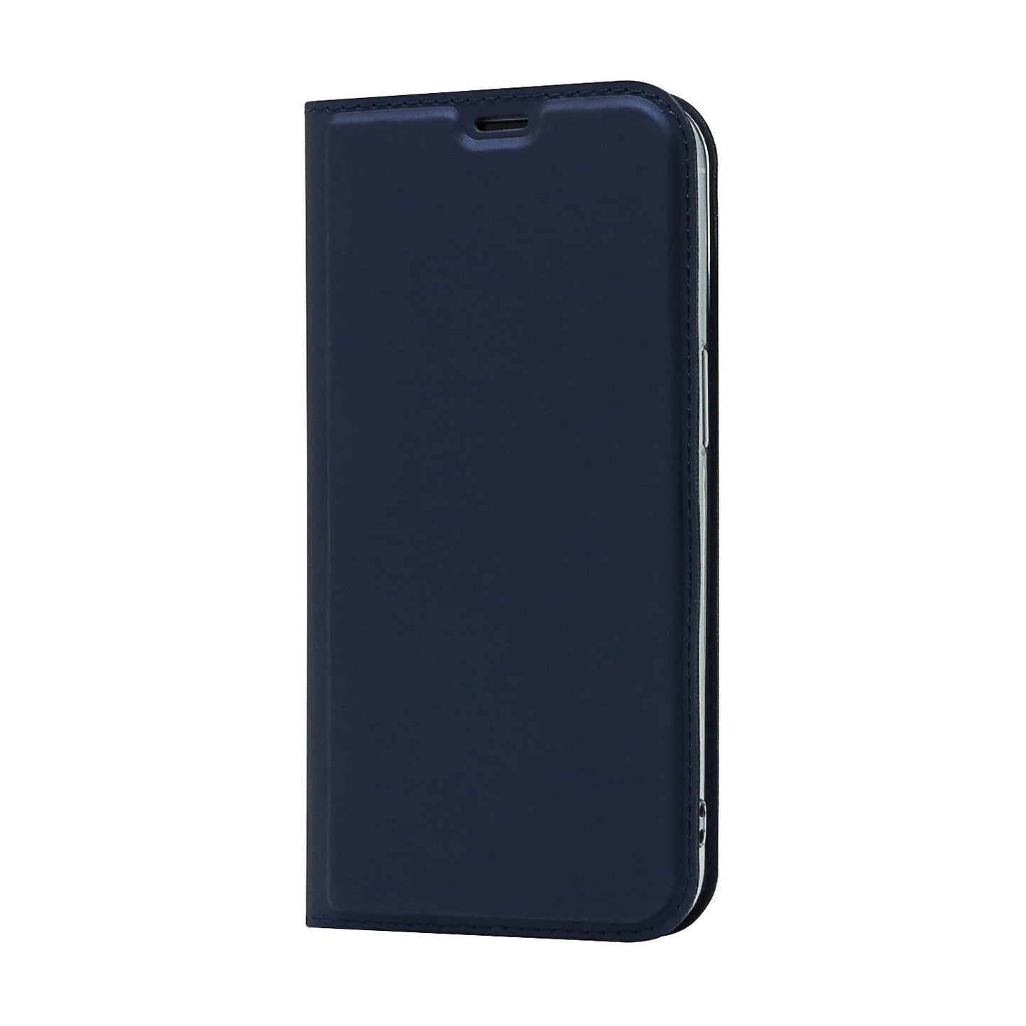 All-around Protection Auto-absorbed Fashion Solid Color Card Slot Shockproof Leather Phone Cover Case with Stand for iPhone 13 Pro 6.1 inch