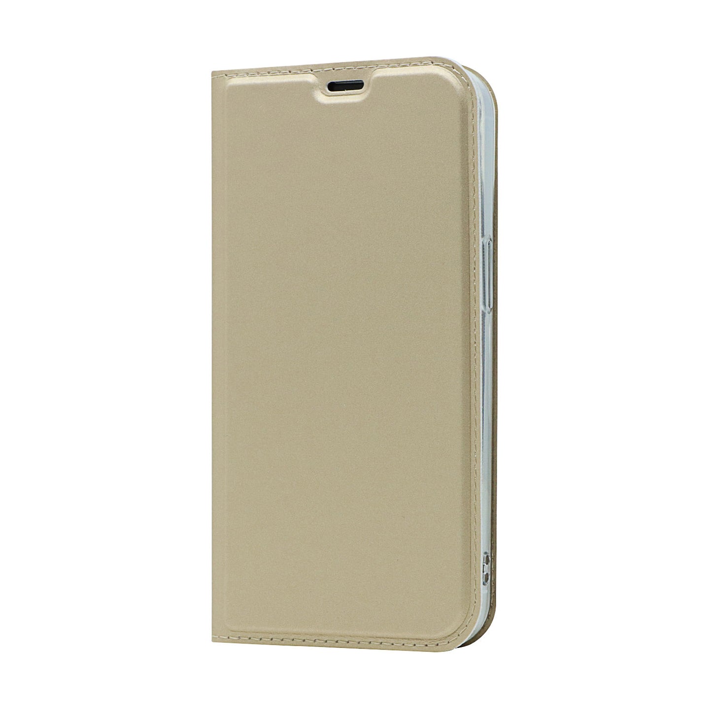 All-around Protection Auto-absorbed Fashion Solid Color Card Slot Shockproof Leather Phone Cover Case with Stand for iPhone 13 Pro 6.1 inch