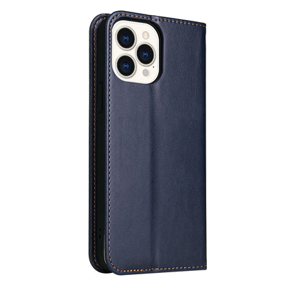 PU Leather Texture Wallet Card Slots Stand Design Phone Case for iPhone 13 Pro 6.1 inch