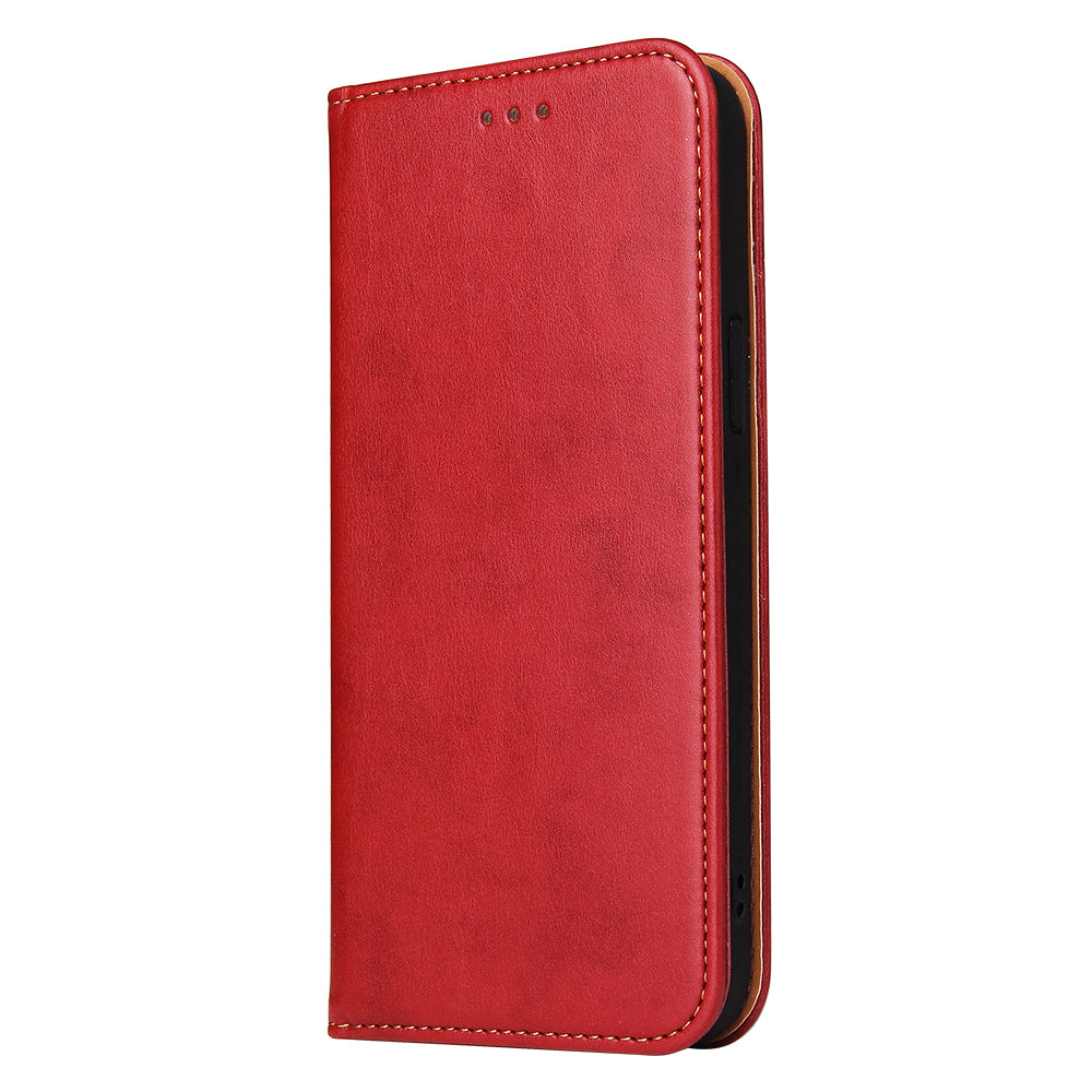PU Leather Texture Wallet Card Slots Stand Design Phone Case for iPhone 13 Pro 6.1 inch