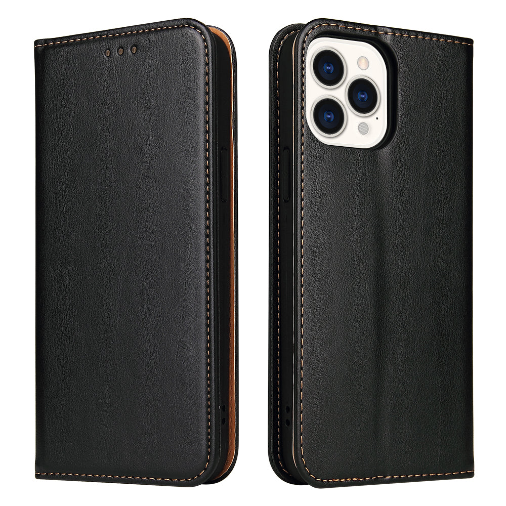 PU Leather Texture Wallet Card Slots Stand Design Phone Case for iPhone 13 Pro 6.1 inch