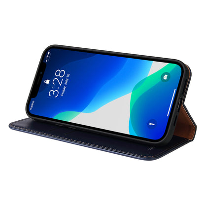 PU Leather Texture Full Protection Wallet Stand Design Phone Case for iPhone 13 Pro Max