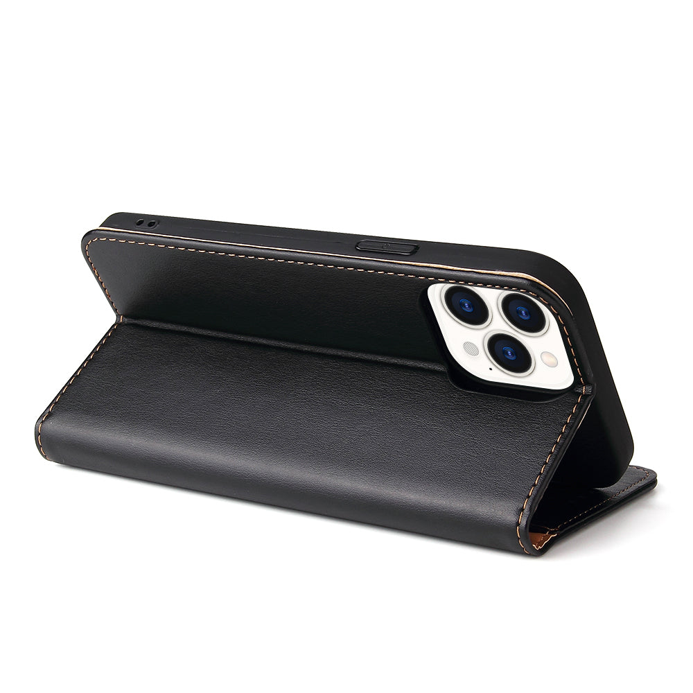 PU Leather Texture Full Protection Wallet Stand Design Phone Case for iPhone 13 Pro Max