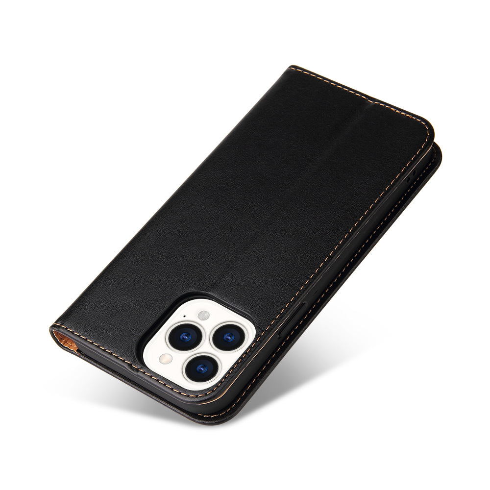 PU Leather Texture Full Protection Wallet Stand Design Phone Case for iPhone 13 Pro Max