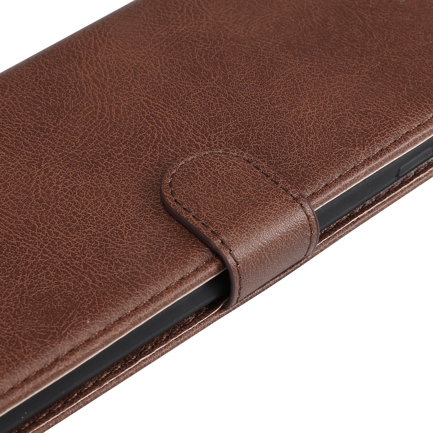 KT Leather Series-2 Solid Color PU Leather Phone Case Wallet Stand Shell with Strap for iPhone 13 Pro 6.1 inch