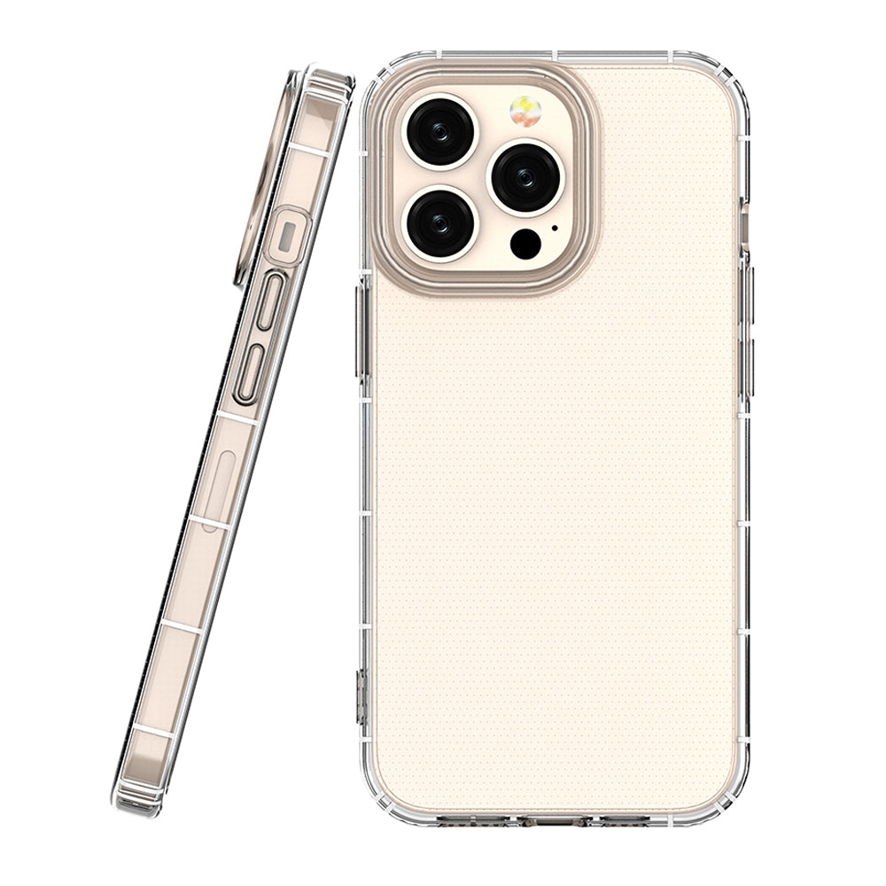 Transparent Flexible TPU Mobile Phone Back Case Shell Protective Cover for iPhone 13 Pro 6.1 inch