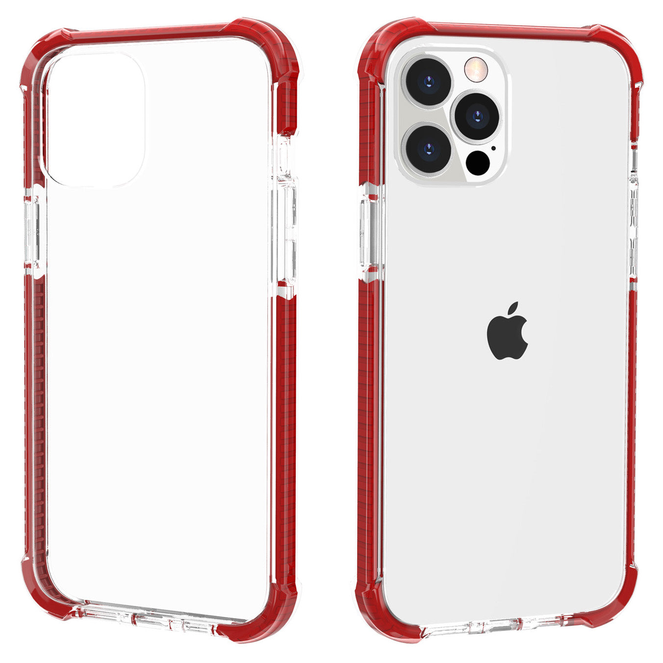 Transparent Acrylic Thickened Four Corners Clear Shockproof Phone Case for Apple iPhone 13 Pro 6.1 inch