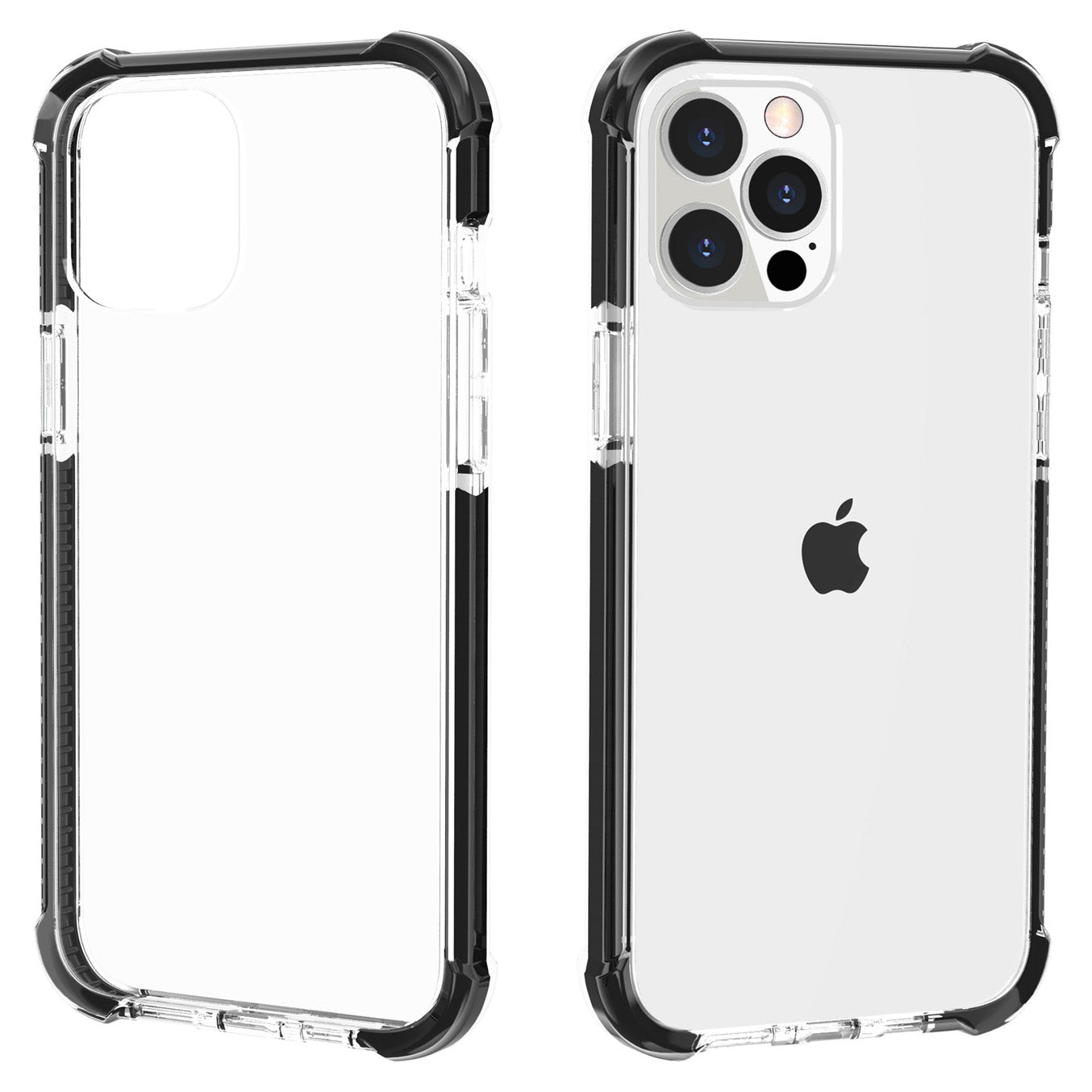 Transparent Acrylic Thickened Four Corners Clear Shockproof Phone Case for Apple iPhone 13 Pro 6.1 inch