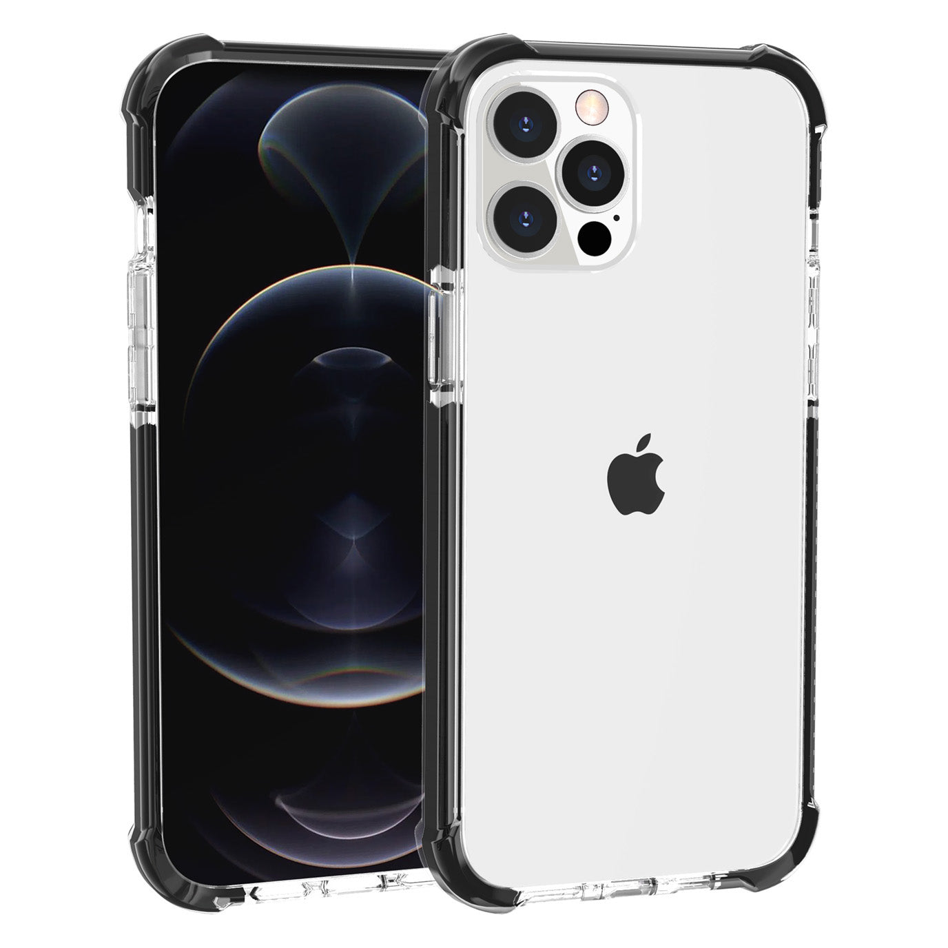 Transparent Acrylic Thickened Four Corners Clear Shockproof Phone Case for Apple iPhone 13 Pro 6.1 inch