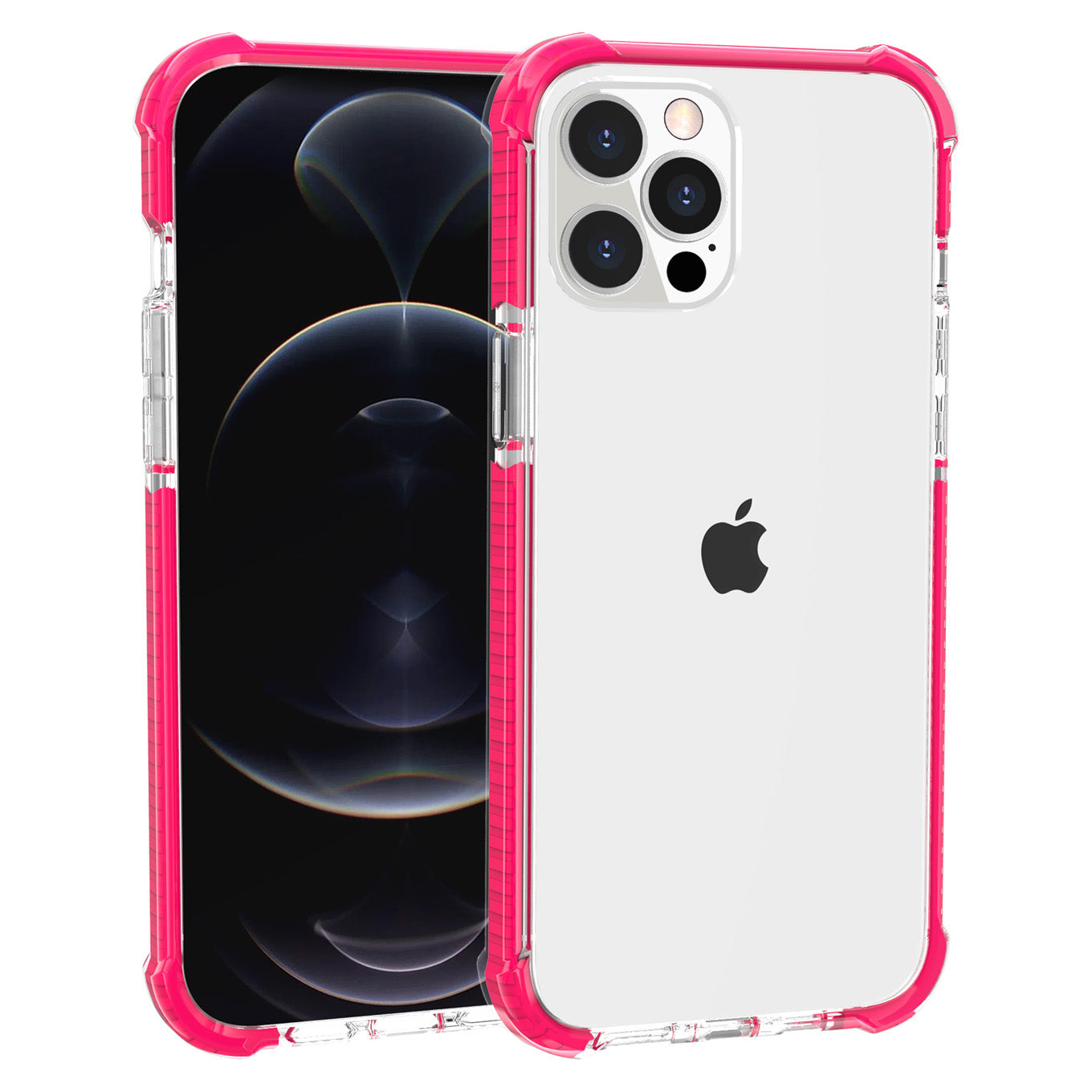 Transparent Acrylic Thickened Four Corners Clear Shockproof Phone Case for Apple iPhone 13 Pro 6.1 inch