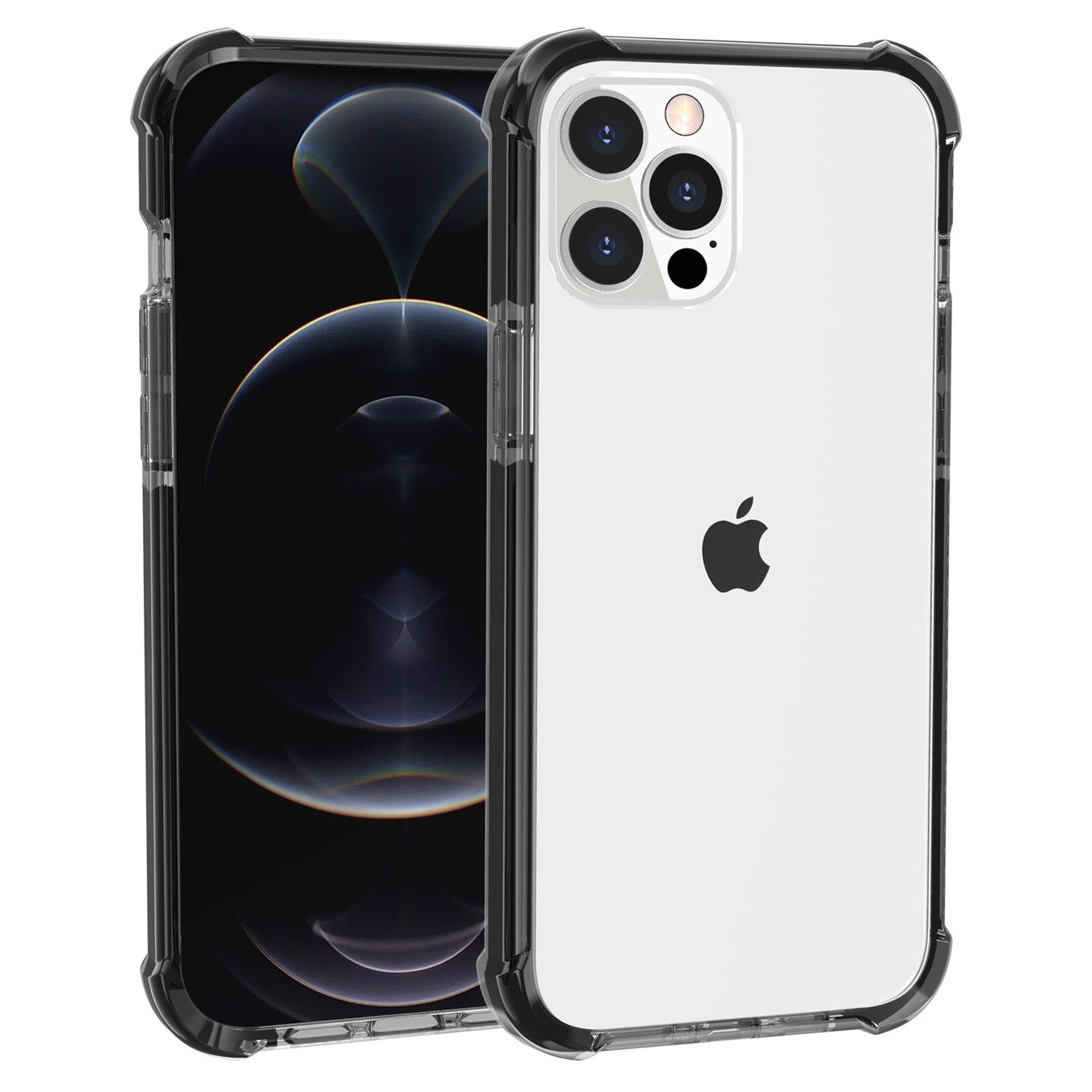 Transparent Acrylic Thickened Four Corners Clear Shockproof Phone Case for Apple iPhone 13 Pro 6.1 inch