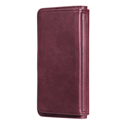 KT Multi-functional Series-1 Multiple Card Slots Drop-Resistant Wallet Design Phone Cover Stand Shell for iPhone 13 Pro Max 6.7 inch