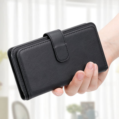 KT Multi-functional Series-1 Multiple Card Slots Drop-Resistant Wallet Design Phone Cover Stand Shell for iPhone 13 Pro Max 6.7 inch