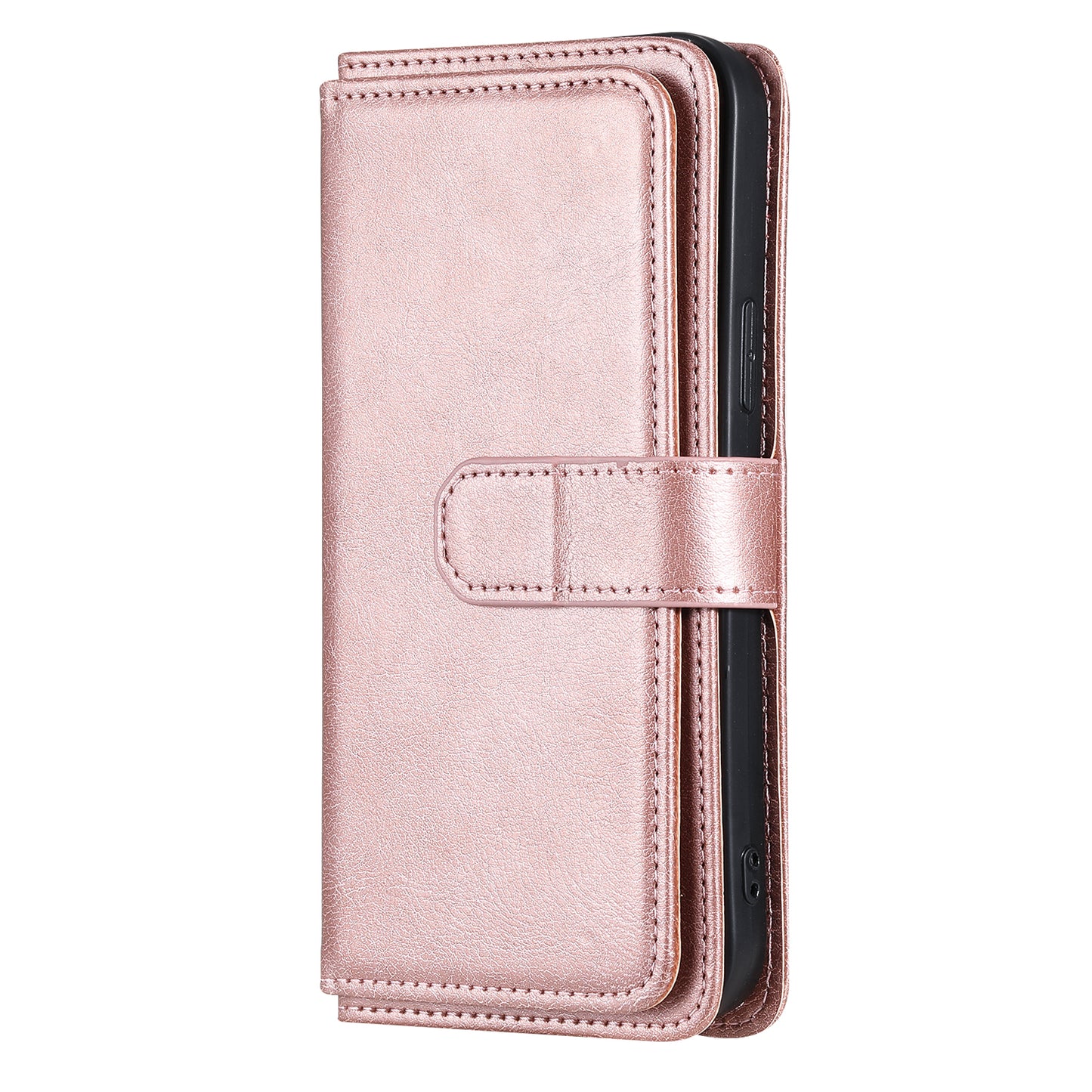 KT Multi-functional Series-1 Multiple Card Slots Drop-Resistant Wallet Design Phone Cover Stand Shell for iPhone 13 Pro Max 6.7 inch