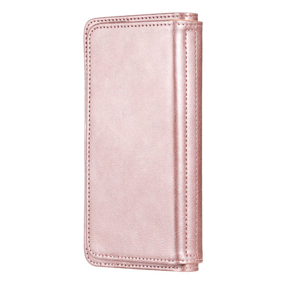KT Multi-functional Series-1 Multiple Card Slots Drop-Resistant Wallet Design Phone Cover Stand Shell for iPhone 13 Pro Max 6.7 inch