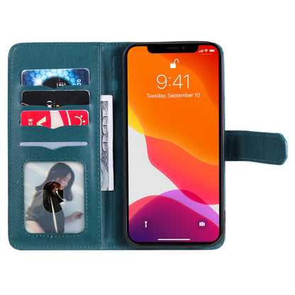 KT Multi-functional Series-1 Multiple Card Slots Drop-Resistant Wallet Design Phone Cover Stand Shell for iPhone 13 Pro Max 6.7 inch