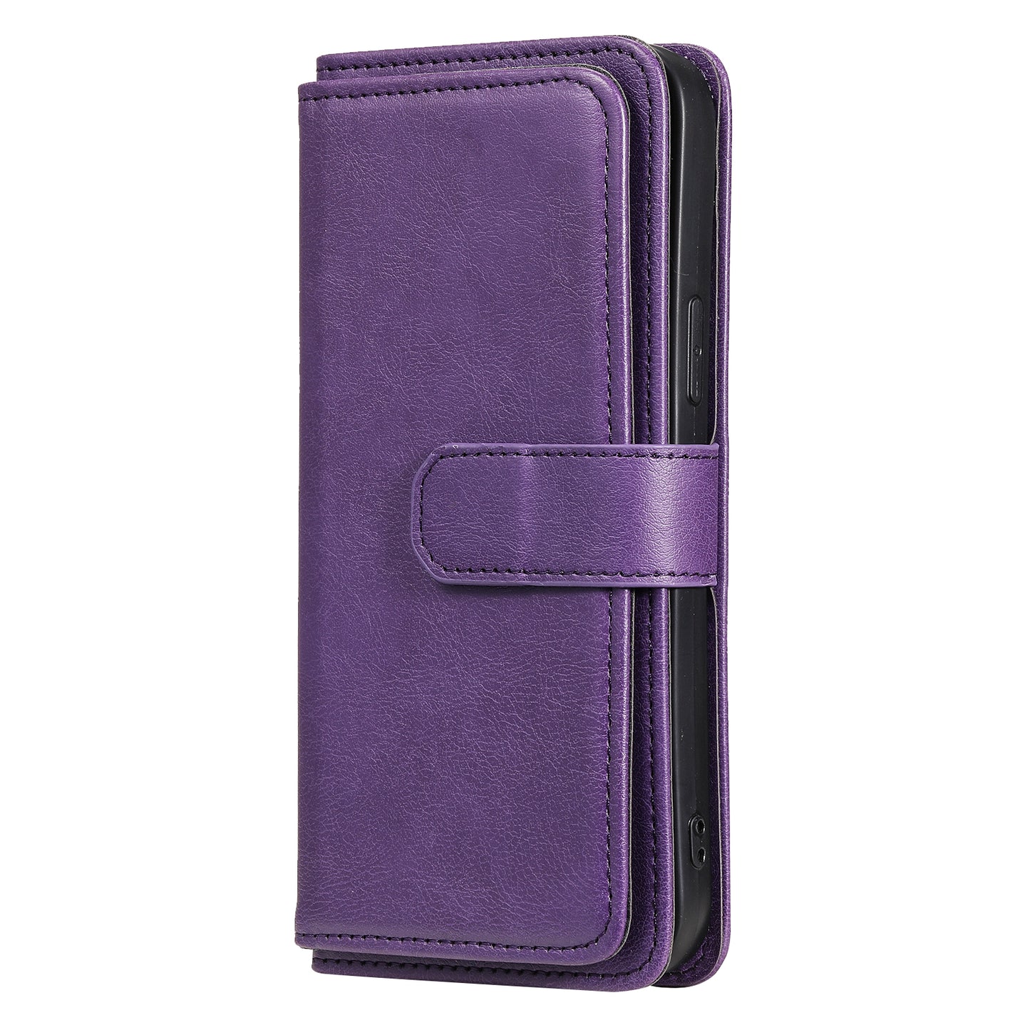 KT Multi-functional Series-1 Multiple Card Slots Drop-Resistant Wallet Design Phone Cover Stand Shell for iPhone 13 Pro Max 6.7 inch