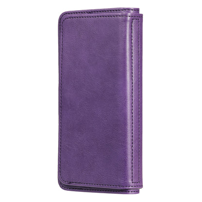 KT Multi-functional Series-1 Multiple Card Slots Drop-Resistant Wallet Design Phone Cover Stand Shell for iPhone 13 Pro Max 6.7 inch