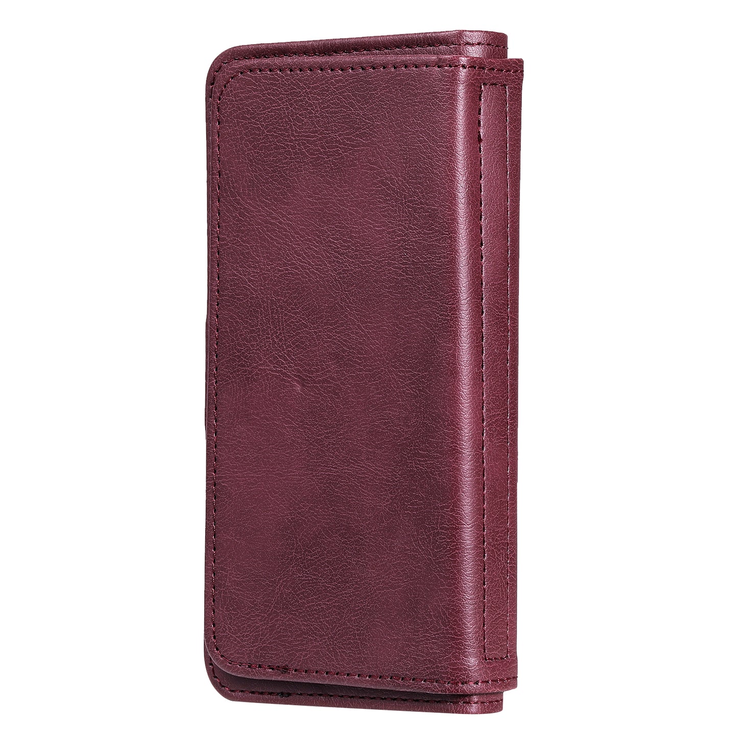 For iPhone 13 Pro 6.1 inch KT Multi-functional Series-1 Large Capacity Phone Cover Stand Shell with Multiple Card Slots Wallet Design