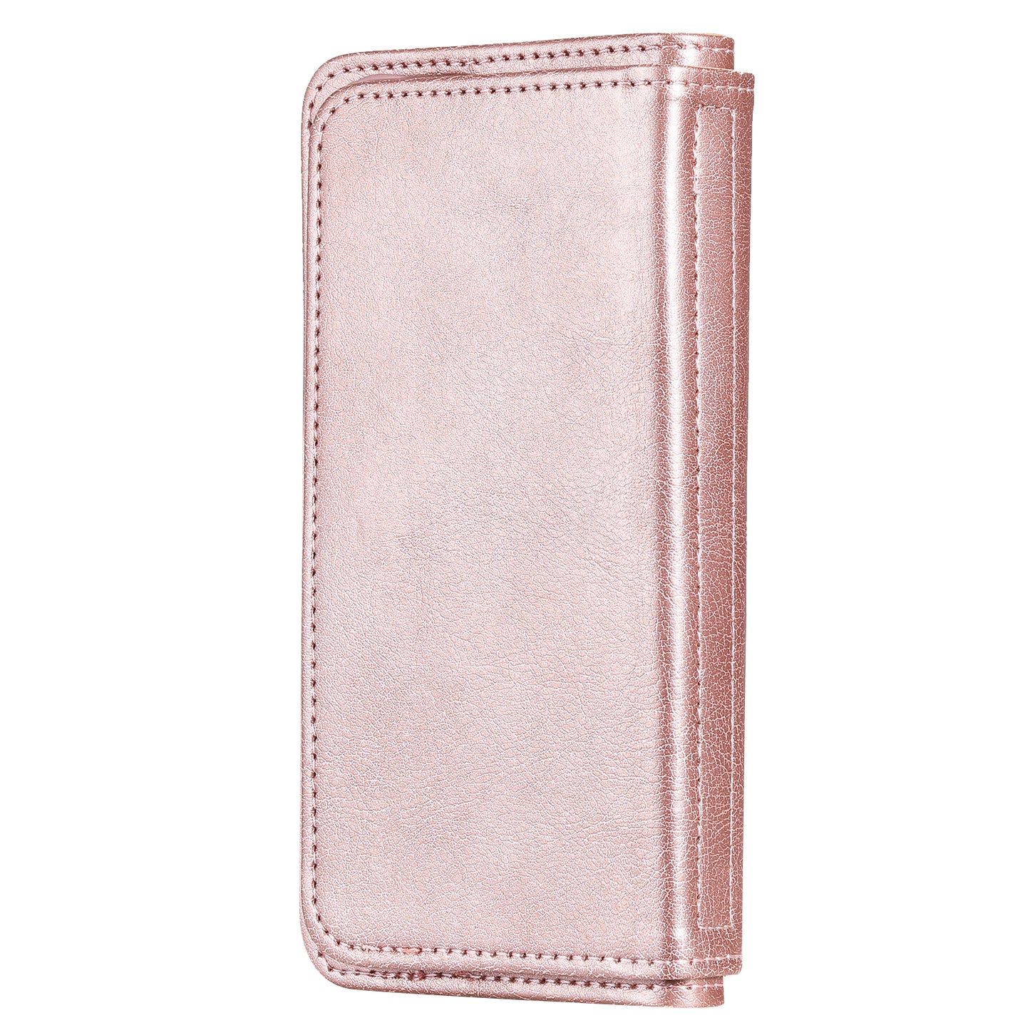 For iPhone 13 Pro 6.1 inch KT Multi-functional Series-1 Large Capacity Phone Cover Stand Shell with Multiple Card Slots Wallet Design