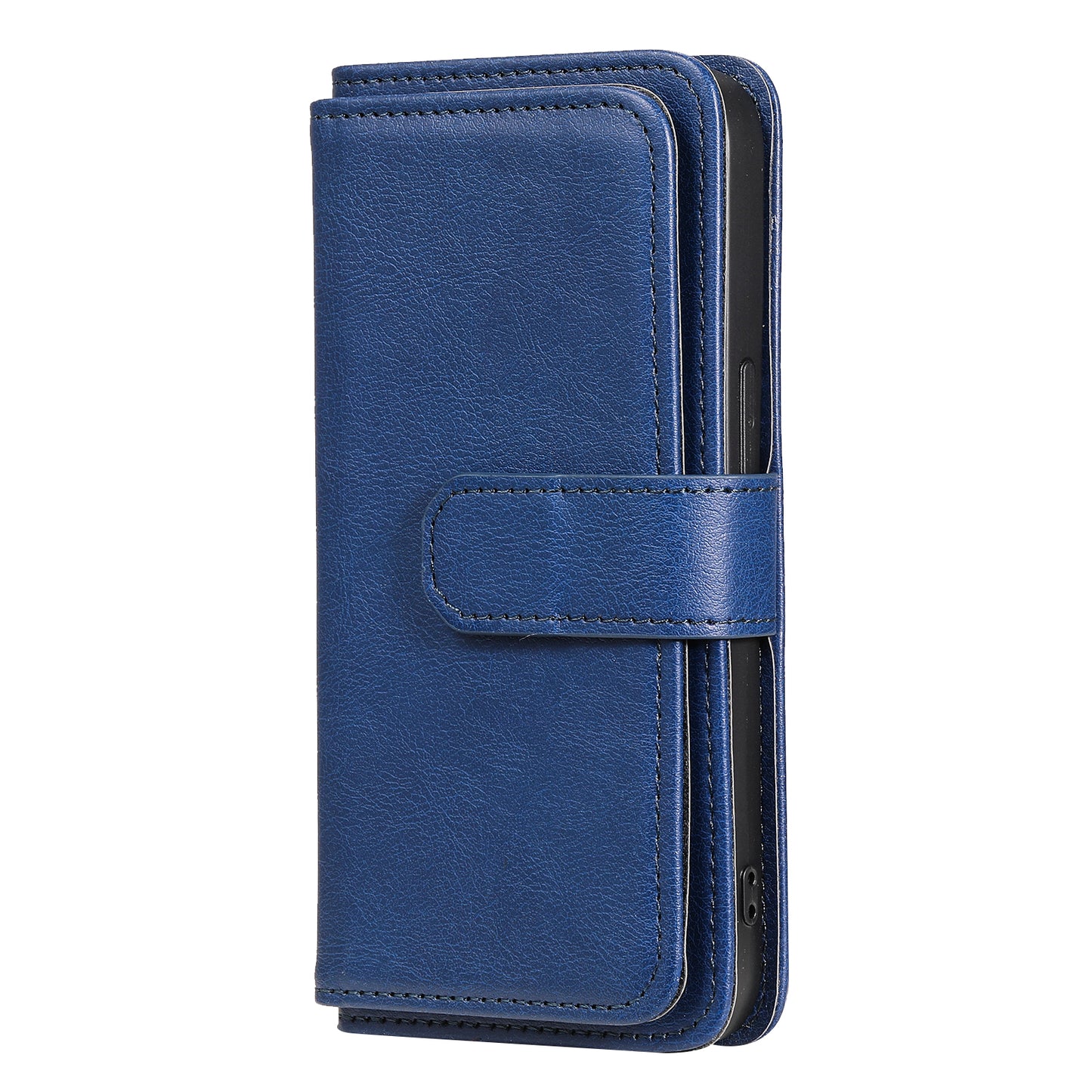 For iPhone 13 Pro 6.1 inch KT Multi-functional Series-1 Large Capacity Phone Cover Stand Shell with Multiple Card Slots Wallet Design
