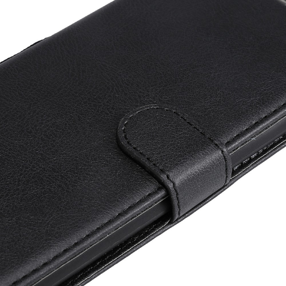 KT Leather Series-2 Magnetic Clasp Wallet Design Leather Stand Phone Casing with Handy Strap for iPhone 13 Pro Max 6.7 inch