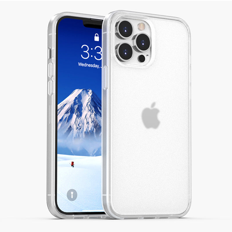 IPAKY Specter Series Hard Plastic Back + Soft TPU Frame Thin Hybrid Protective Cover for iPhone 13 Pro Max 6.7 inch
