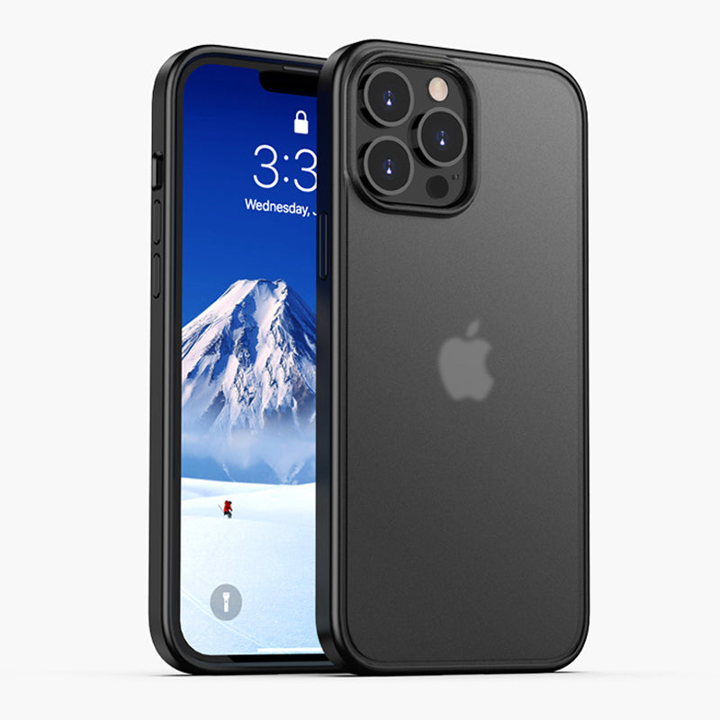 IPAKY Specter Series Hard Plastic Back + Soft TPU Frame Thin Hybrid Protective Cover for iPhone 13 Pro Max 6.7 inch