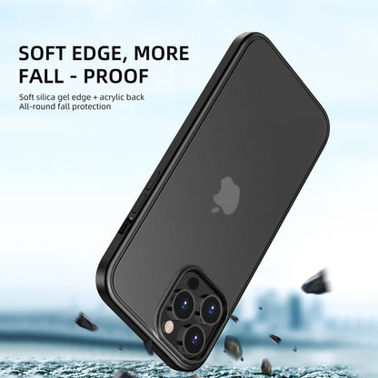 IPAKY Specter Series Hard Plastic Back + Soft TPU Frame Thin Hybrid Protective Cover for iPhone 13 Pro Max 6.7 inch