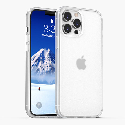 IPAKY Specter Series Soft TPU Frame + Hard Plastic Back Shockproof Protective Cover for iPhone 13 Pro 6.1 inch