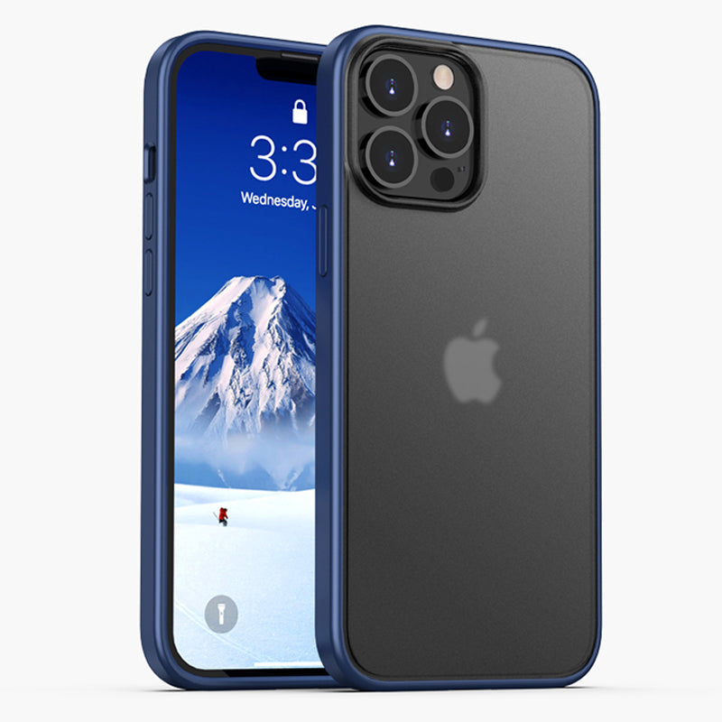 IPAKY Specter Series Soft TPU Frame + Hard Plastic Back Shockproof Protective Cover for iPhone 13 Pro 6.1 inch