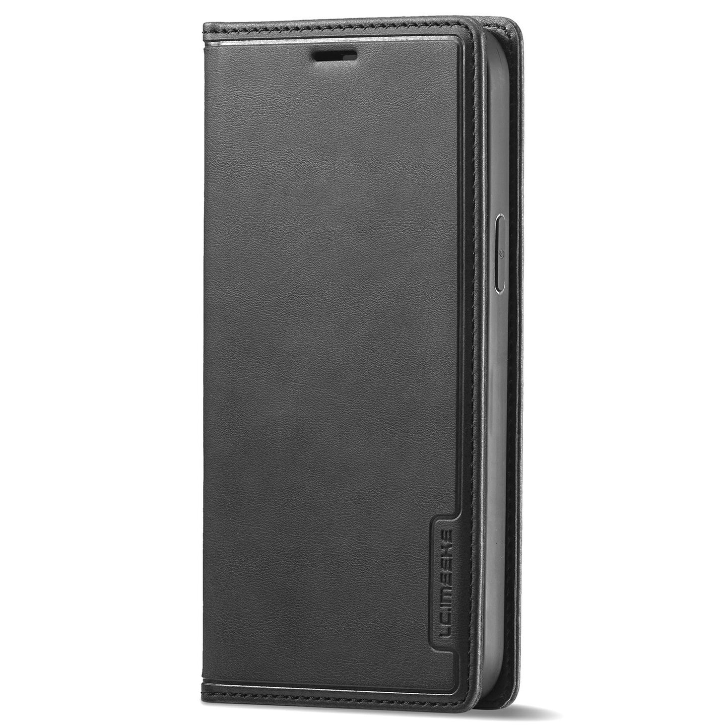 LC.IMEEKE LC-001 Series Full Body Protection Magnetic Buckle Leather Cell Phone Case with Card Slots for Apple iPhone 13 Pro 6.1 inch