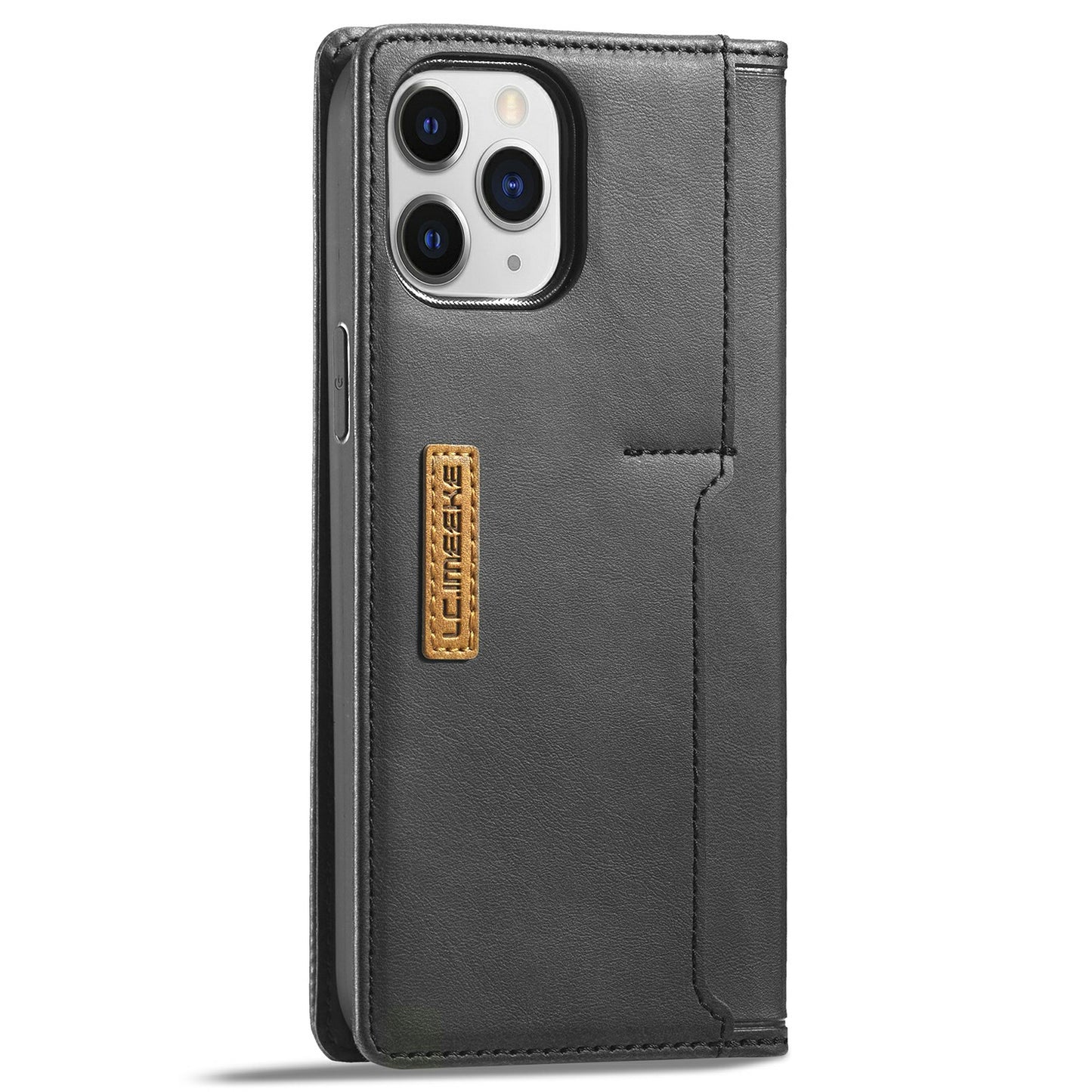 LC.IMEEKE LC-001 Series Full Body Protection Magnetic Buckle Leather Cell Phone Case with Card Slots for Apple iPhone 13 Pro 6.1 inch