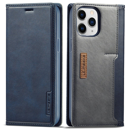 LC.IMEEKE LC-001 Series Full Body Protection Magnetic Buckle Leather Cell Phone Case with Card Slots for Apple iPhone 13 Pro 6.1 inch