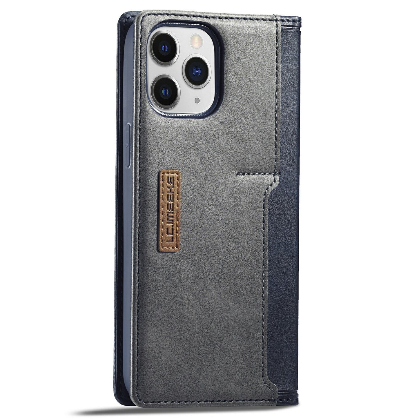 LC.IMEEKE LC-001 Series Full Body Protection Magnetic Buckle Leather Cell Phone Case with Card Slots for Apple iPhone 13 Pro 6.1 inch