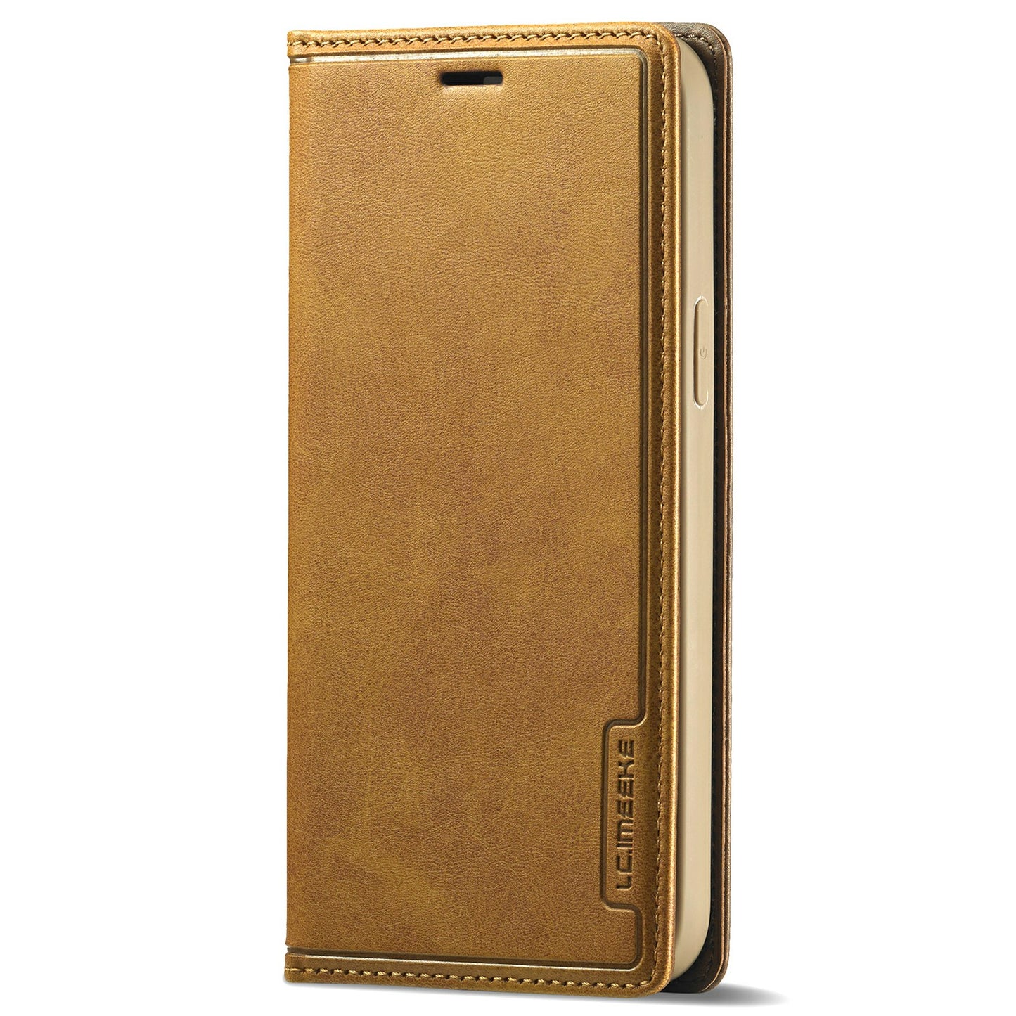 LC.IMEEKE LC-001 Series Full Body Protection Magnetic Buckle Leather Cell Phone Case with Card Slots for Apple iPhone 13 Pro 6.1 inch