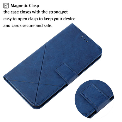 Solid Color Full Protection Stand Design PU Leather Phone Case with Strap for iPhone 13 Pro 6.1 inch