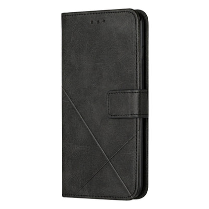 Solid Color Full Protection Stand Design PU Leather Phone Case with Strap for iPhone 13 Pro 6.1 inch