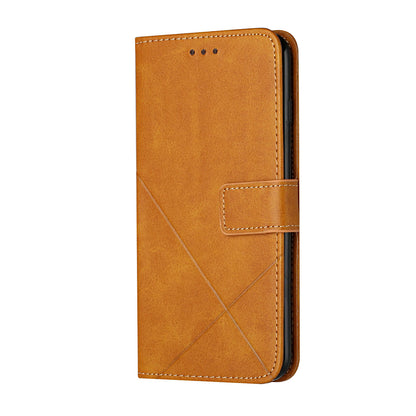 Solid Color Full Protection Stand Design PU Leather Phone Case with Strap for iPhone 13 Pro 6.1 inch