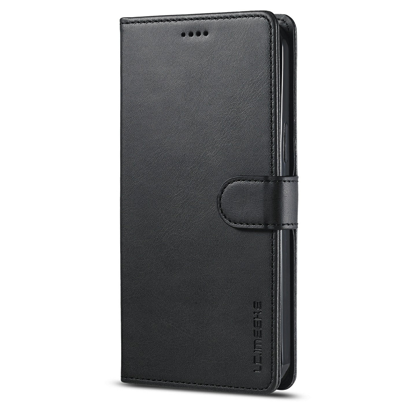 LC.IMEEKE Shockproof PU Leather Phone Shell with Stand Wallet Design for iPhone 13 Pro Max 6.7 inch