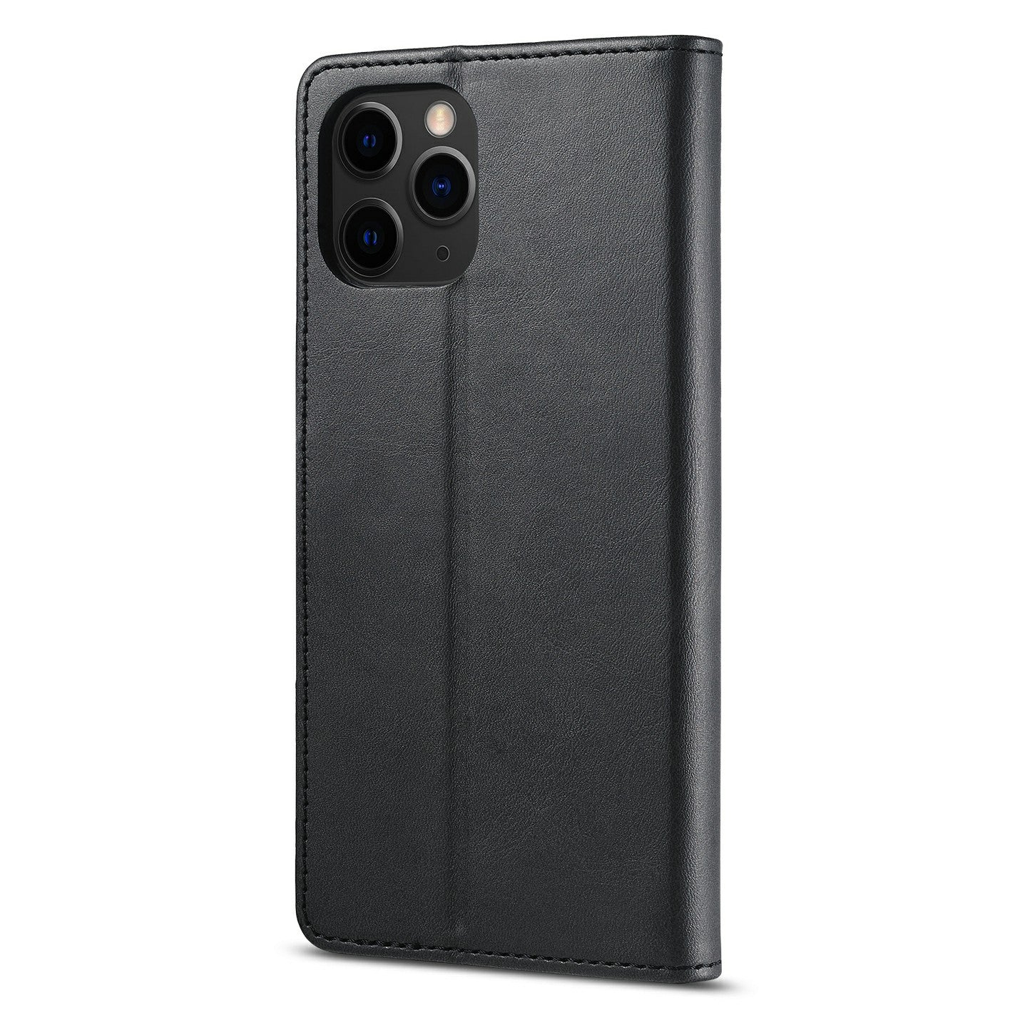 LC.IMEEKE Shockproof PU Leather Phone Shell with Stand Wallet Design for iPhone 13 Pro Max 6.7 inch
