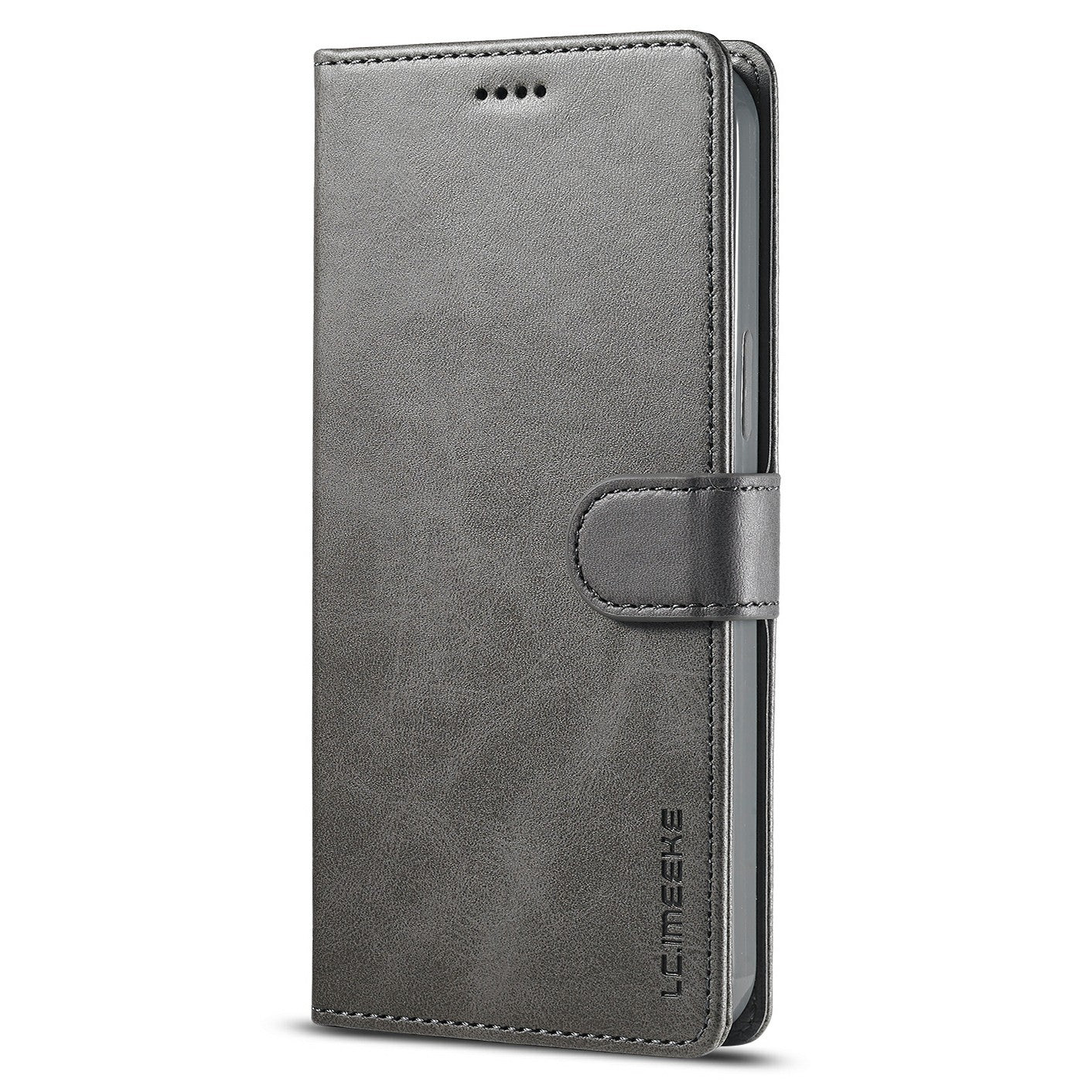 LC.IMEEKE Shockproof PU Leather Phone Shell with Stand Wallet Design for iPhone 13 Pro Max 6.7 inch