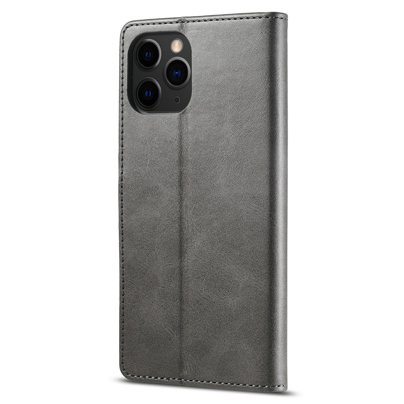 LC.IMEEKE Shockproof PU Leather Phone Shell with Stand Wallet Design for iPhone 13 Pro Max 6.7 inch